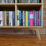 Record cabinet, vinyl record storage, vinyl record holder, solid oak unit, cabinet, storage, record stand, record player stand, media unit