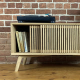 Record cabinet, vinyl record storage, vinyl record holder, solid oak unit, cabinet, storage, record stand, record player stand, media unit