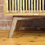 Record cabinet, vinyl record storage, vinyl record holder, solid oak unit, cabinet, storage, record stand, record player stand, media unit