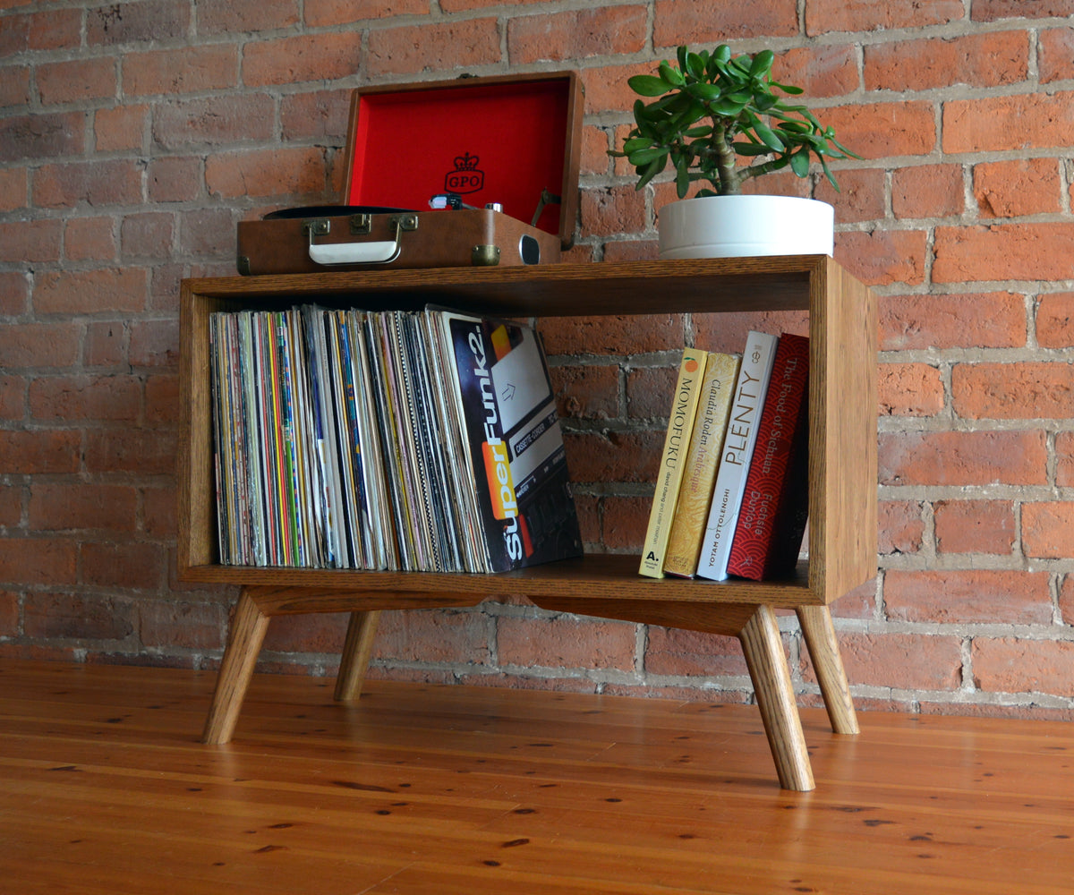 Mid century on sale record table