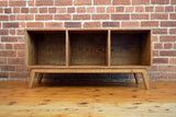 Record cabinet, vinyl record storage, vinyl record holder, solid oak unit, cabinet, storage, record stand, record player stand, media unit
