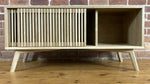 Record cabinet, vinyl record storage, vinyl record holder, solid oak unit, cabinet, storage, record stand, record player stand, media unit