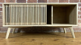 Record cabinet, vinyl record storage, vinyl record holder, solid oak unit, cabinet, storage, record stand, record player stand, media unit