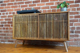 Record cabinet, vinyl record storage, vinyl record holder, solid oak unit, cabinet, storage, record stand, record player stand, media unit