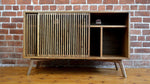Record cabinet, vinyl record storage, vinyl record holder, solid oak unit, cabinet, storage, record stand, record player stand, media unit