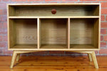 Record cabinet, vinyl record storage, vinyl record holder, solid oak unit, cabinet, storage, record stand, record player stand, media unit