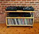 Industrial DJ & vinyl storage unit