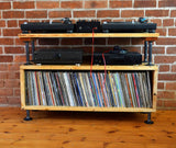 Industrial DJ & vinyl storage unit